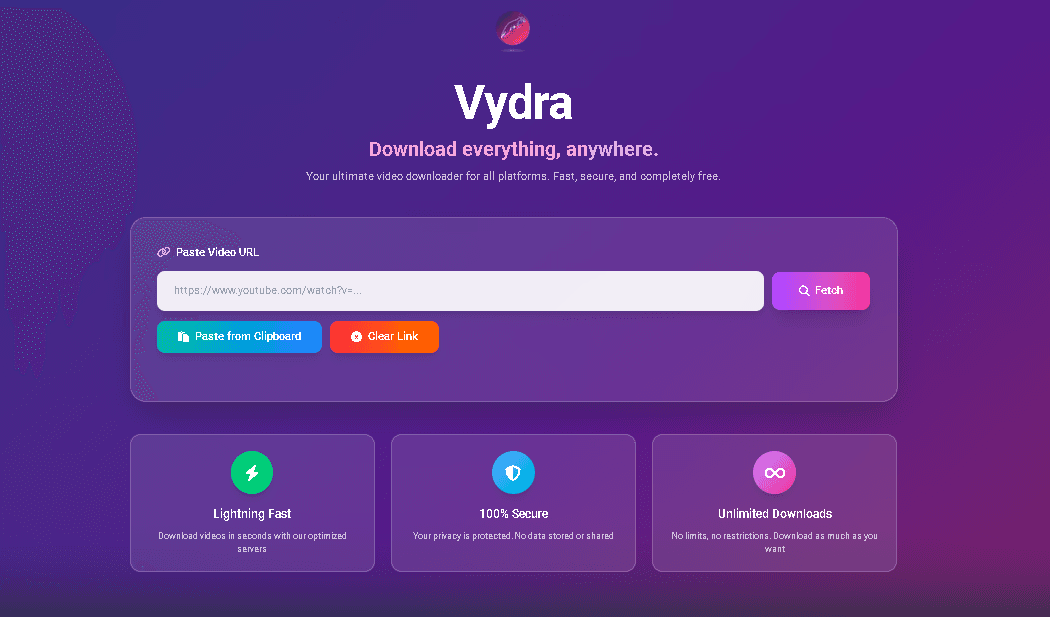 Vydra - All Video Downloader